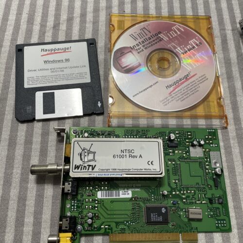 Hauppage WinTV Tuner PC Care For Windows 98 With Drivers  - $14.31