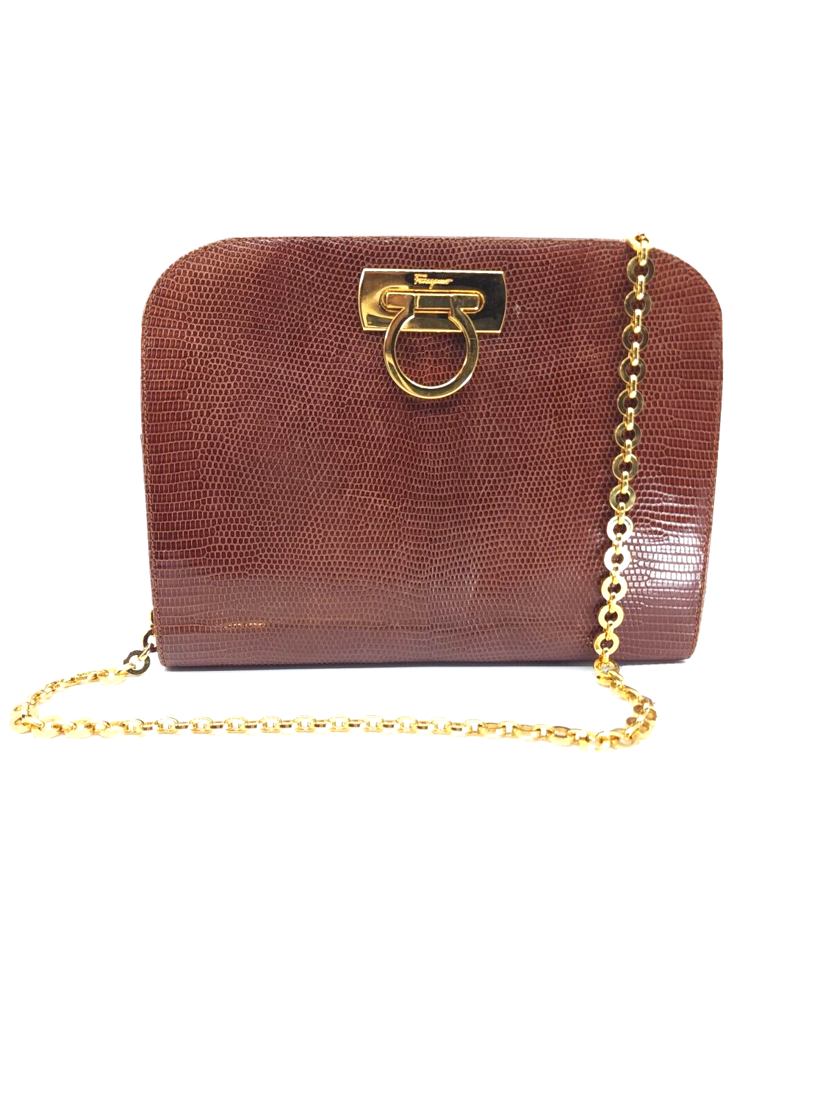 Salvatore Ferragamo lasagne Gancini Leather Chain
