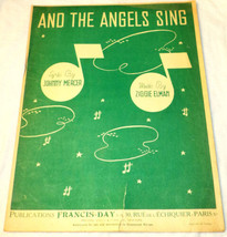 Johnny Mercer Sheet Music And The Angels Sing - £2.36 GBP