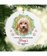 I Found My Forever Home,Personalized First Christmas Ornaments,Custom Ph... - €9,47 EUR