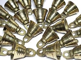 Wonderlist Handicrafts Small Indian Brass Bells Jingle Bells for Home Do... - £28.15 GBP