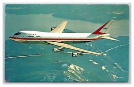 Boeing 747 Superjet In Flight UNP Chrome Postcard S8 - £3.85 GBP