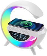 Wireless Speaker Charger Light | Wireless Charger Alarm Clock | G-Shape Mp3 Play - $49.99