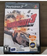 Burnout 3: Takedown PlayStation 2 PS2 No Manual Teen 1-2 Players Blockbu... - £13.14 GBP