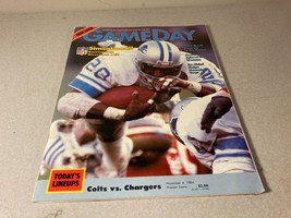 Vintage November 4 1984 Indianapolis Colts vs San Diego Chargers NFL Program - £7.80 GBP