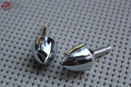 Bullet Nut Fasteners Pair Hot Rat Street Rod Custom Motorcyle 1 1/2 Truc... - $8.93