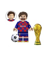 Minifigure Leo Messi Soccer Player World Cup Custome - $7.94