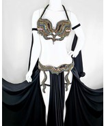 Made to order Belly dance dress ,showgirl costume ,go-go dress,belly dan... - $8,398.51 MXN