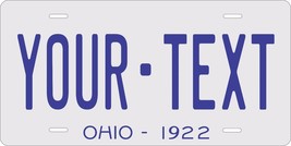 Ohio 1922 License Plate Personalized Custom Car Auto Bike Motorcycle Moped - £8.69 GBP+