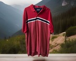 Izod Short Sleeved Polo Shirt Mens XXLG Red White and Blue Patriotic Kni... - $12.75