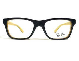 Ray-Ban Kids Eyeglasses Frames RB1536 3660 Black Yellow Square Full Rim 46-16-12 - $18.48