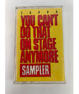 You Can&#39;t do that on Stage Anymore  SAMPLER by Zappa 1988 OOP Cassette Tape - $17.86 CAD