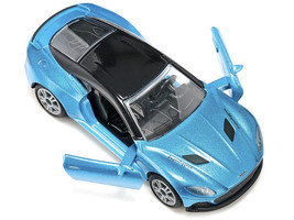 Aston Martin DBS Superleggera Blue Metallic with Black Top Diecast Model Car by  - £16.05 GBP