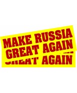 Make Russia Great Again Bumper Sticker or Magnet Pair Trump 2025 Elon Mu... - $243.42 MXN+