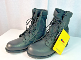 NEW Belleville Hot Weather Steel Toe Combat Boot Men 8.5 Leather 200 ST ... - $98.01