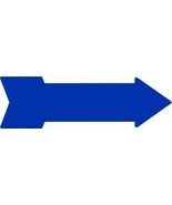 Blue Novelty Metal Arrow Sign A-103 - $24.95