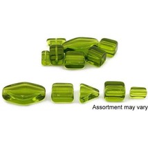 12 Assorted Olive Czech Glass Beads Jewelry Beading Making Parts - £6.34 GBP
