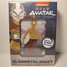 Avatar The Last Airbender Aang Metal Card Figurine Official Nickelodeon Figure - £29.12 GBP