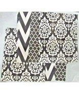 Lot of 6 Black and White 2-Pocket Paper Folder 8-1/2″ by 11″ by Avery - £4.50 GBP
