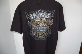 Sturgis Black Hills Rally 2012 Mens Large From Black Hot Leathers New With Tags - £15.49 GBP