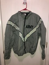 JWOD Skilcraft US Army Training Reflective Full Zip Windbreaker Jacket M... - $18.80