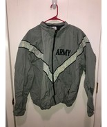JWOD Skilcraft US Army Training Reflective Full Zip Windbreaker Jacket M... - $18.80