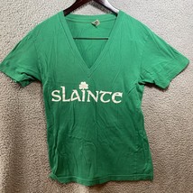 Irish Gaelic Slainte Shirt - St.Patricks &quot;Cheers&quot; Ireland T-Shirt Women’... - £10.61 GBP