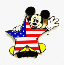 Disney 2001 DS Mickey Star Flag Series *America* United States Pin#7920 - $7.55