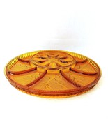 Platter Deviled Egg Relish Tray Divided Platter Depression Glass Amber 1... - $104.53 CAD
