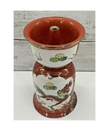 Vintage Asian Buddhist Altar Dragon Porcelain Tall Pedestal Incense Burner - $32.66