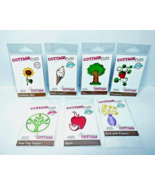 Cottage Cutz Die Lot Sunflower Cone Tree Tag Top Strawberry Apple Vase F... - $9.95