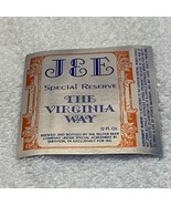 J&amp;E Special Reserve The Virginia Way Reuter Beer Co Vintage Beer Label N... - $6.79 CAD