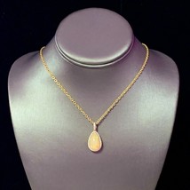 Natural Ethiopian Opal Diamond Necklace 17&quot; 9.23 TCW Certified $5,950 114431 - £1,606.46 GBP