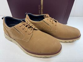 Johnston &amp; Murphy Jenkins Plain Toe Casual Shoe, Taupe Nubuck, 12 M #35601 - $63.05