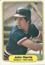 1982 Fleer John Harris 463 Angels - £0.78 GBP