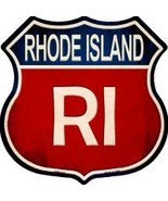 Rhode Island Highway Shield Novelty Metal Magnet - £11.95 GBP