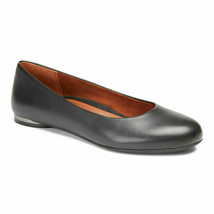 Vionic Ballet Flat Orthaheel Hannah Jewel Smooth Premium Leather w/Arch Support - £52.27 GBP