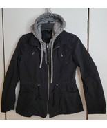 Womens S Love Tree Black Gray Hooded Hoodie Coat Jacket - $39.40 CAD