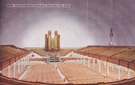 Salt Lake City Utah UT Interior Mormon Tabernacle Postcard C24 - £2.36 GBP