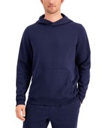 MSRP $35 Id Ideology Men&#39;s Solid Fleece Hoodie Blue Size Medium - $343.07 MXN