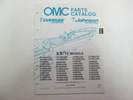 1991 Omc Johnson Evinrude 9.9 15 Modelli Parti Catalogo Manuale P/N 433778 OEM - £11.76 GBP