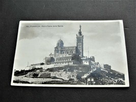 Marseille-Notre Dame de la Garde, France – 1940s Real Photo Postcard Unposted. - £6.66 GBP