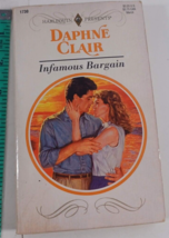 infamous bargain by daphne clair 1995 novel fiction paperback good - £4.67 GBP