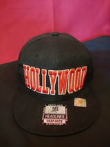 Hollywood Headlines Snapback Cap Hat black with red letters - $16.45