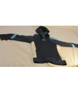 NIKE PERFORMANCE BLUE WHITE MESH MATERIAL PULLOVER HOODIE SWEATER YOUTH S - $348.32 MXN