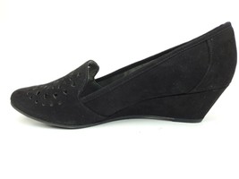 Anne Klein Shoes AKALYSSA Size 6 M Womens Wedge Pump Black Casual - $39.95