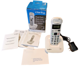 Clarity D704 40db Amplified Cordless Phone with 1 handset-Works See Video - $19.99