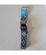 Vibrant Life Diamond Patterned LARGE Adjustable Dog Collar 1&quot; Fits 15-26 - $10.74 CAD