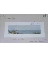 Sailboat Framed Print ~ A Dune Path to Take You Where You Have Never... - £35.30 GBP