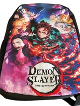 Demon Slayer Anime Graphic 3D Black Backpack, NEW - £23.43 GBP